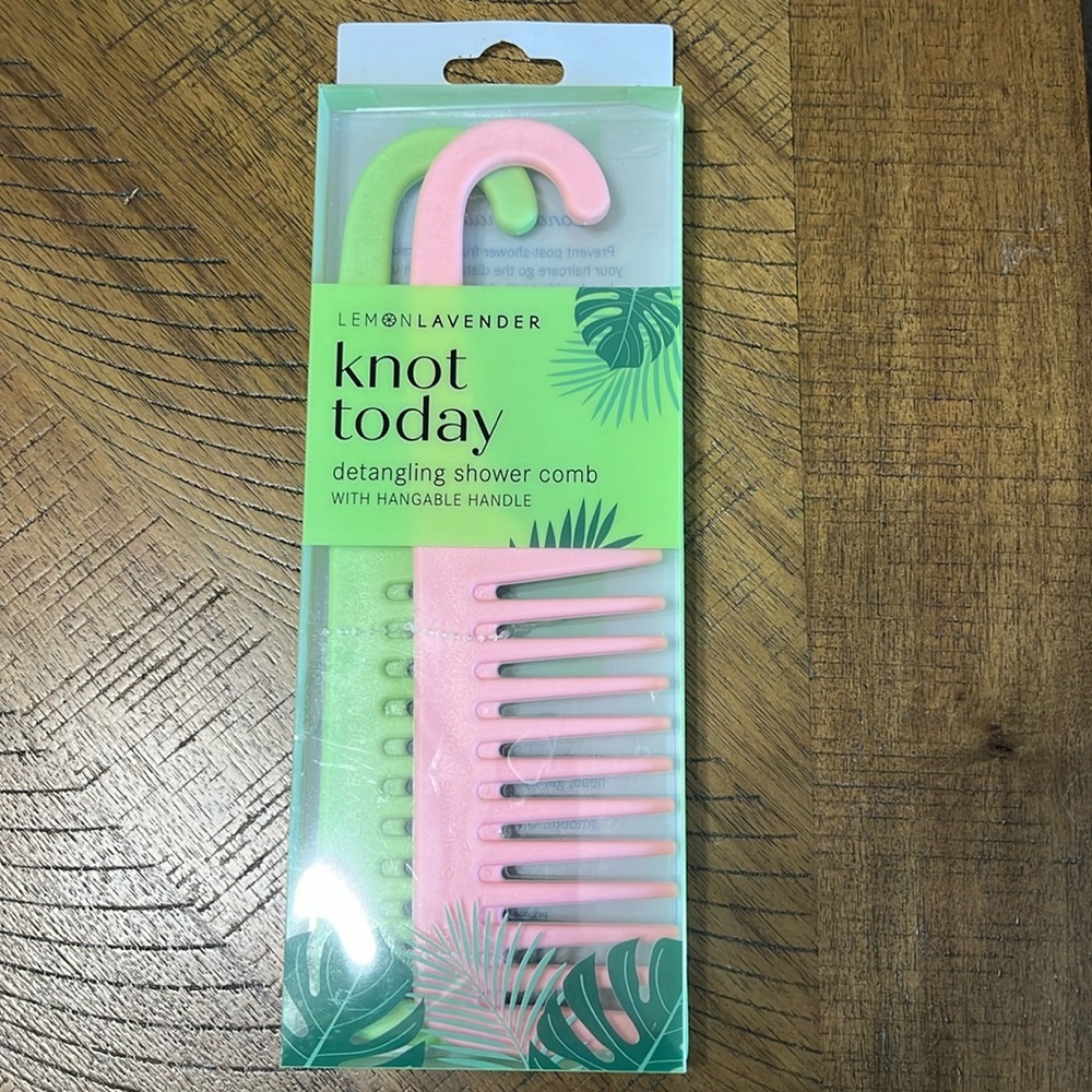 Lemon Lavender knot today detangling shower comb (set of 2)